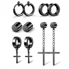 Stainless Steel Magnetic Stud Earrings for Men and Women 5