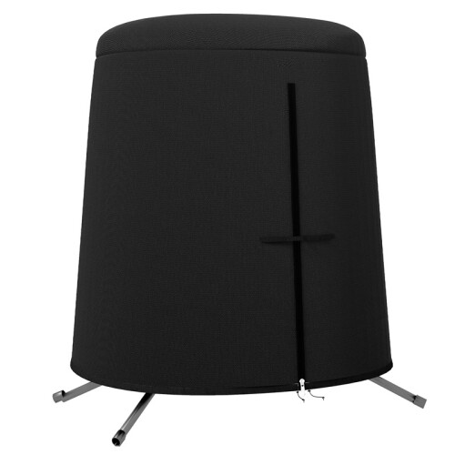 196 x 230 cm Hanging Egg Chair Protective Cover - Black