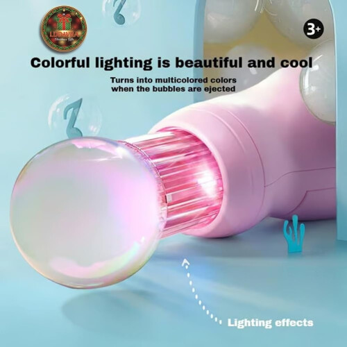 Magic Bubble Wand with LED Lights and Sound Effects 2