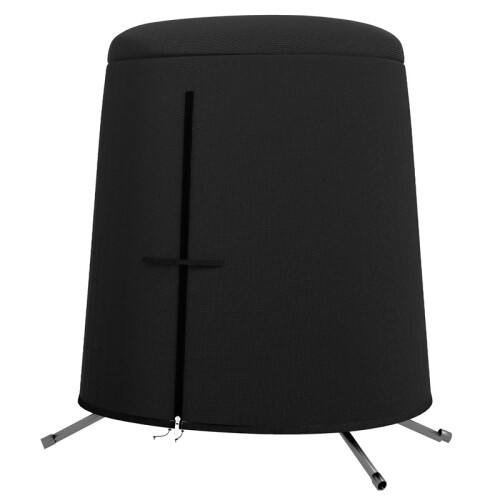 196 x 230 cm Hanging Egg Chair Protective Cover - Black 1