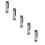 Sand Eraser Double-Head Grey Frosted Matte Pen-Style 5 Pcs 2