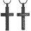 Cross Cremation Urn Necklace for Ashes - With Me Always 1
