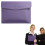 Leather Document Folder Soft PU Travel Portfolio with 4