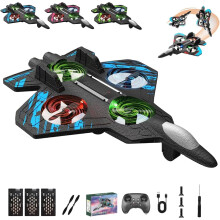 Skyriders RC Jet Drone with LED Lights and 360 Flip Stunt