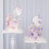 Purple Paper Butterfly Cake Decorations 4 pcs 6