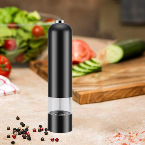 Electric Pepper Grinder Set USB Rechargeable Adjustable