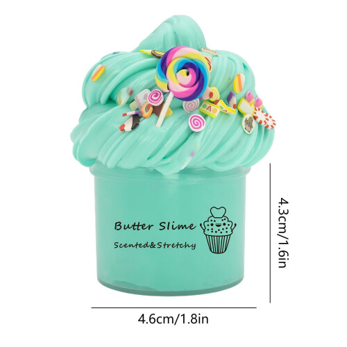 Butter Slime Kit Fluffy Cloud Non-Toxic 1 Bucket 1