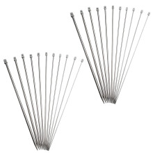 Stainless Steel Knitting Needles Set 11 pcs 25 cm