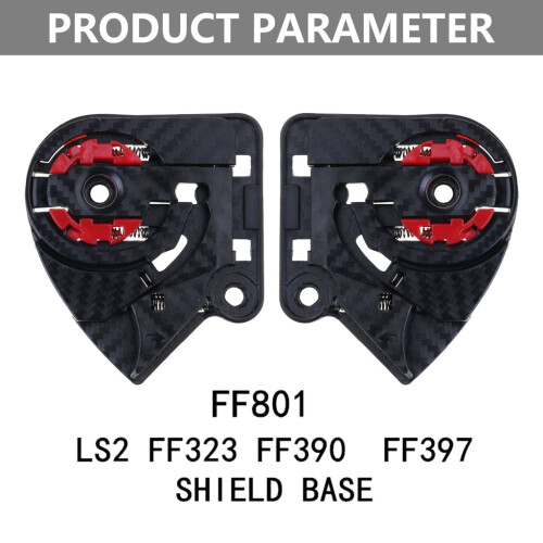 Motorcycle Helmet Visor Clip Shield Lock Base Plate for 2