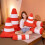 Cylinder Throw Pillow Red 19.6 Inch 1 Piece 2