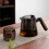 Glass Teapot with Wooden Handle 630ml Borosilicate 4