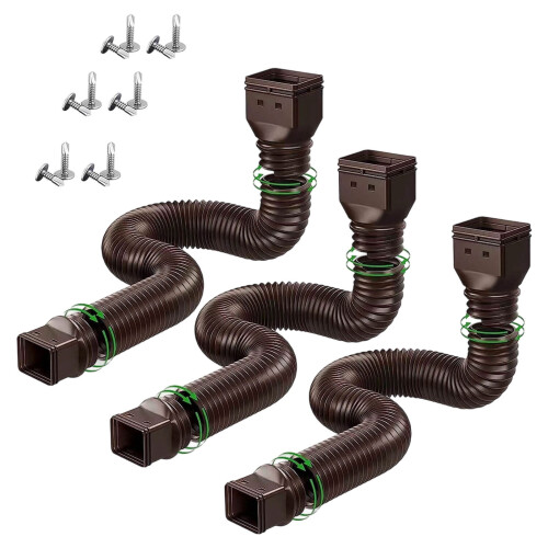 Adjustable Downspout Extension Corrugated Flexible Drain