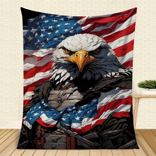 Soft Flannel Blanket White HD Digital Print 1 pc 2