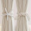 Starfish-Shaped Curtain Tiebacks Woven Polyester 2 Pcs 1