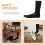 Foot Stands for Sock Display Plastic Black 2 pcs 4