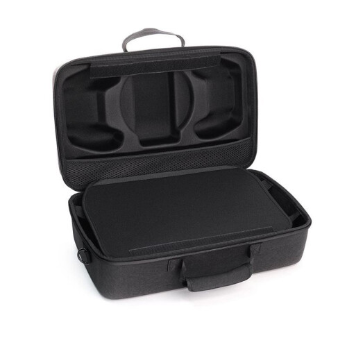 For PS5 PRO Hard Shell Carrying Case Storage Bag for PS5 Slim Console Controllers for  5 Slim Console Black 1