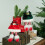 Red Candy Lollipop Peppermint Christmas Tree Ornaments 6 pcs 7