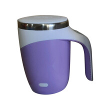 Automatic Stirring Coffee Mug Stainless Steel 12 oz