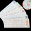 Arabic Keyboard Stickers PVC Clear Letters for PC 2