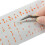 Arabic Keyboard Stickers PVC Clear Letters for PC 3
