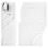 White Cotton Dinner Napkins Square 5 Pcs 3