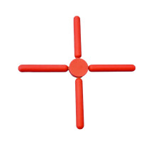 Silicone Heat Insulation Mat Foldable Cross-Shaped