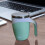 Automatic Stirring Coffee Mug Stainless Steel 12 oz 5