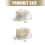 Makeup Bag Breathable Mesh Two Compartments Large Capacity 2