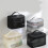 Makeup Bag Breathable Mesh Two Compartments Large Capacity 7