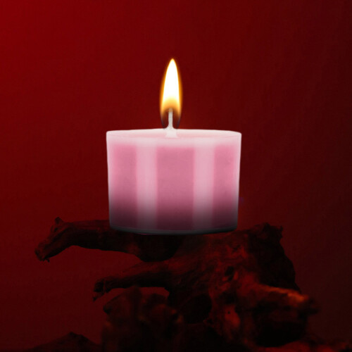Valentine's Day Solid Color Candle Portable Low-Temp