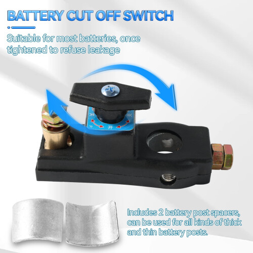 Car Battery Disconnect Isolator Switch 12-24V 2