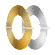 Gold Aluminum Jewelry Wire 3mm x 33ft 2 Rolls