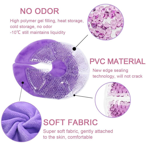Breast Therapy Pads Hot/Cold 2 Pack Microwavable 2