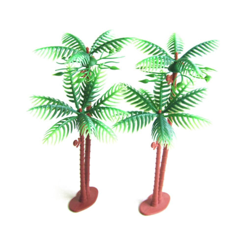 Palm Model Tree PP Material Multi-Color 14cm