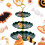 3-Tier Cupcake Stand for Cakes Sandwiches Cheese 4