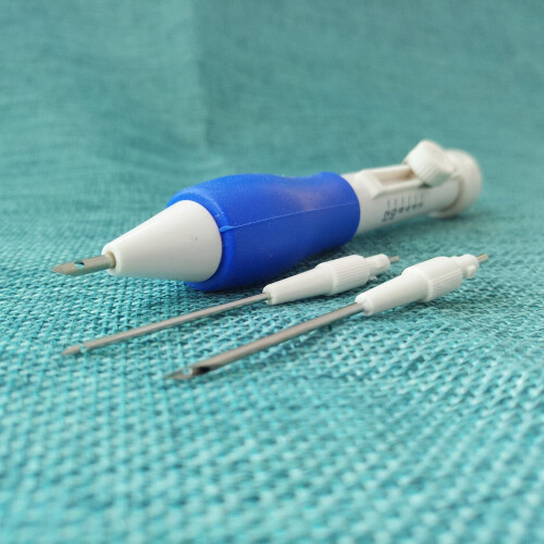 Punch Needle Embroidery Tool Plastic Silicone with 4 2