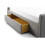 Capri Light Grey with Drawers 150cm King Bed 2