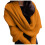 Women's Knitted Cable Wrap Cropped Scarf Top 3