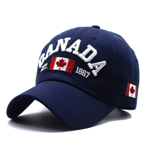 Snapback Hat with Canada Maple Leaf Embroidery Unisex 1 2
