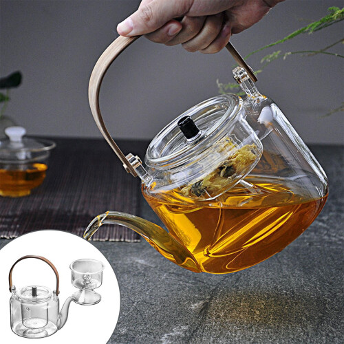 Borosilicate Glass Teapot 1000 ml 2