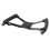 Black Go Kart Steering Wheel H-Style 350mm 4