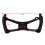Black Go Kart Steering Wheel H-Style 350mm 3