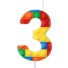 Number 6 Birthday Cake Candle Numeral Sparkler Topper