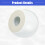 Ceramic Toothbrush Holder Round White 1.65 x 1.18 Inch 5
