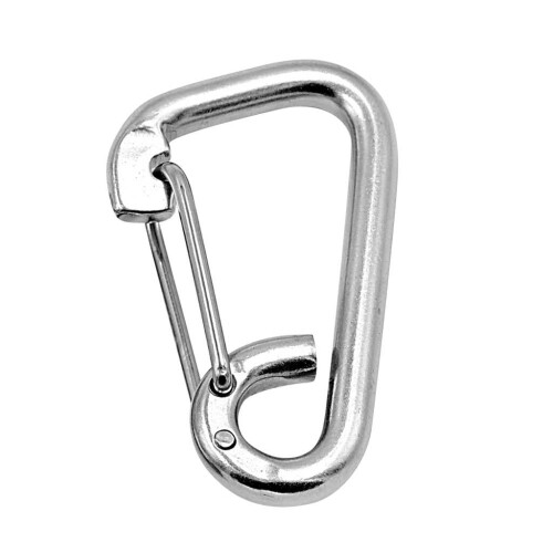 304 Stainless Steel Carabiner Hook M8 80mm 1