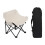 Folding Camping Chair Heavy Duty White 4