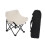 Folding Camping Chair Heavy Duty White 5