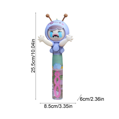 Rotating Face-Changing Carousel Toy with Hand Crank, Glow 2
