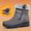 Women's Ankle Boots Waterproof Fur-Lined Warm Snow Boots 2