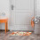 Washable Kitchen Rug Orange White Pumpkin Design 24x36 Inch 5